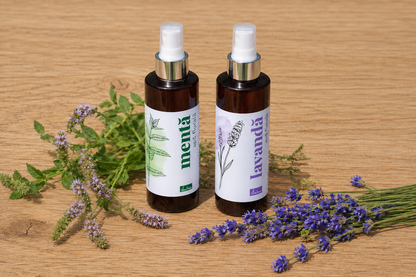 Pachet hidrolat lavandă și mentă - 200ml+200ml