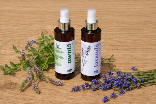 Pachet hidrolat lavandă și mentă - 200ml+200ml