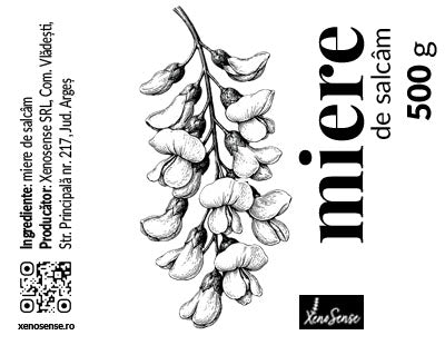 Borcan cu miere de salcâm (recolta 2026) 500g
